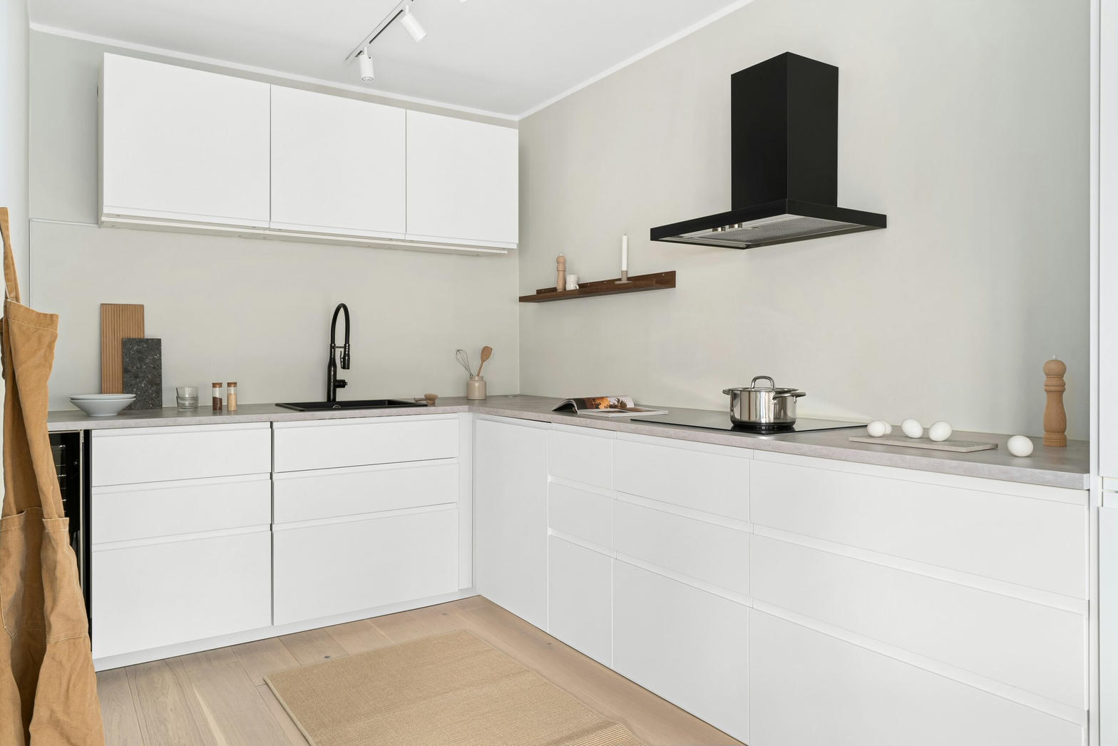 Cozinha compacta branca por assinatura